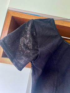 Black Slip On Blouse