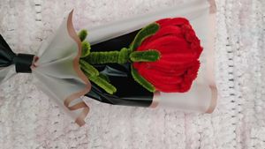 Handmade Pipe Cleaner Rose❤️