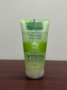 Simple Refreshing Facial Wash New