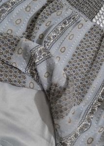 Patterned Top Withl Mirror Work Design