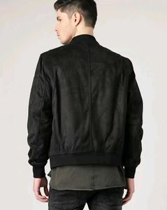 Men's Black premium Bomber Jacket