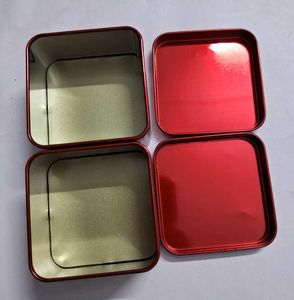 Red Storage Tin Box