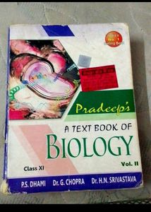 Pradeep Biology Class 11 Part 1 And Par 2 Both