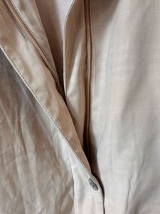 Beige Oversized Trench Coat