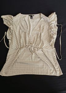 Ruffled Sleeve Blouse