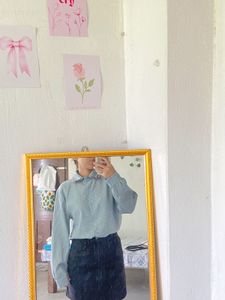 Cute Blue striped shirt