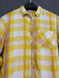 Yellow Plaid Shirt