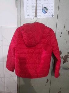 Red Hooded Jacket