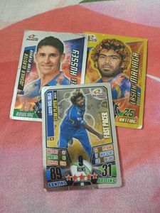 Malinga and Hussey Silver Foil Cards