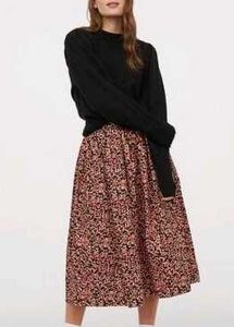 Floral Print Skirt