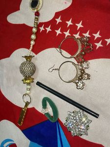 Jewelry Bundle: Earrings, Brooch, &amp; More