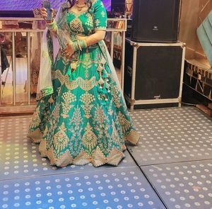 Peacock Green Lehnga