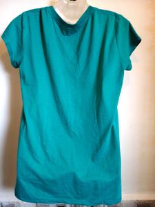 Elle Paris Green Top M/ L Size