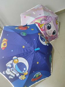 Cute Kid's Umbrellas - Unicorn & Astronaut