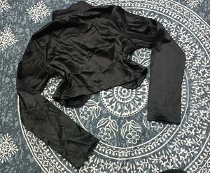 Black Crop Over Coat