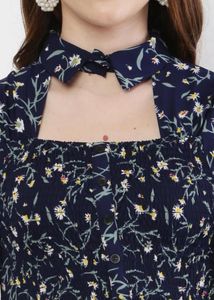Floral Print Crop Top