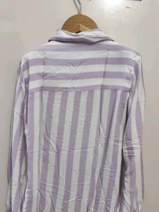 Striped Button-Up Top