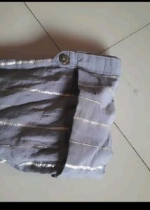 Womens A-line Gray Kurta