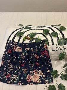 Floral Mini Skirt