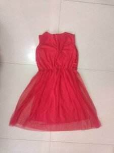 Red Sequin Party Dress