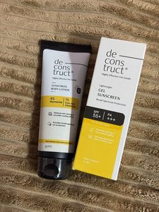 Deconstruct body &amp; face Sunscreen