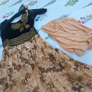 Anarkali Handwork Party' Wear Gown