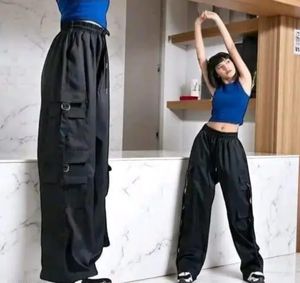 Beige,Black And Grey Cargo Pants