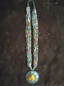 Ethnic Dollar Necklace