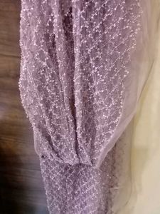 Embroidery Material With One Side Stitch Or Shall