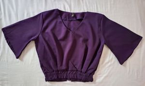 Sale!!Women Purple Blouse Top!!