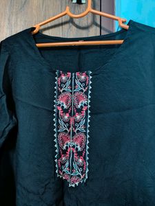 Trendy Black Short Kurti