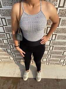 Stylish Grey Tank Top