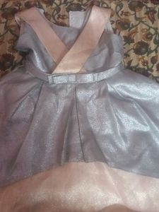 Sparkly Silver &amp; Pink Dress