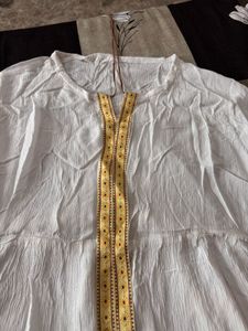 White Cotton Kurta