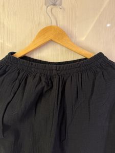 Black Two-Piece Set Pure Cotton