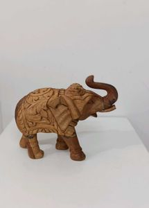 Wooden Elephant Showpiece