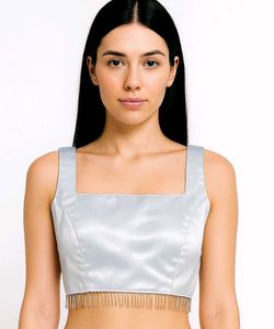 Satin White Blouse(Buy IN combo)