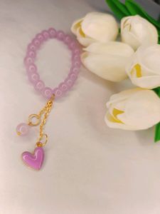 Purple And Lavender 🪻 Heart Bracelet