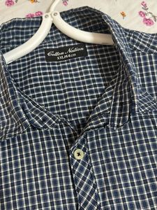 Blue Stripes Cotton Shirt