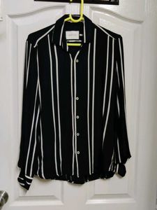 Gucii Stripped Oversized Shirt