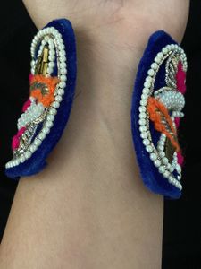 Embroidered Cuff Bracelet