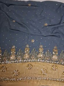 Elegant Embroidered Saree