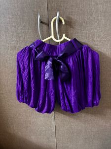 Purple Casual gym Shorts