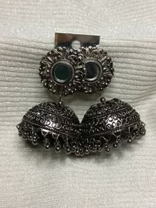 Oxidized Jhumka