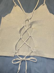 Light Green Open Back Top