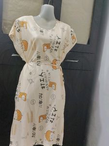 Short Gown Nighty For Women And Girls