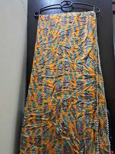 Embroidered Yellow Kurta