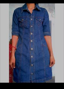 denim dress