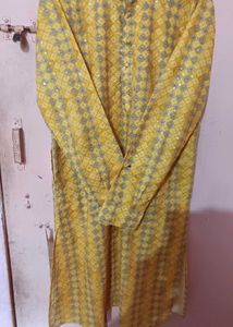 Yellow Men Kurta
