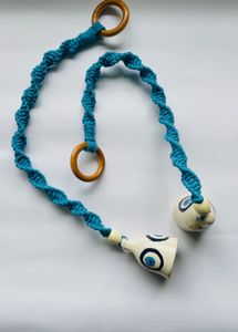 Evil Eye macrame  Hanging Bells